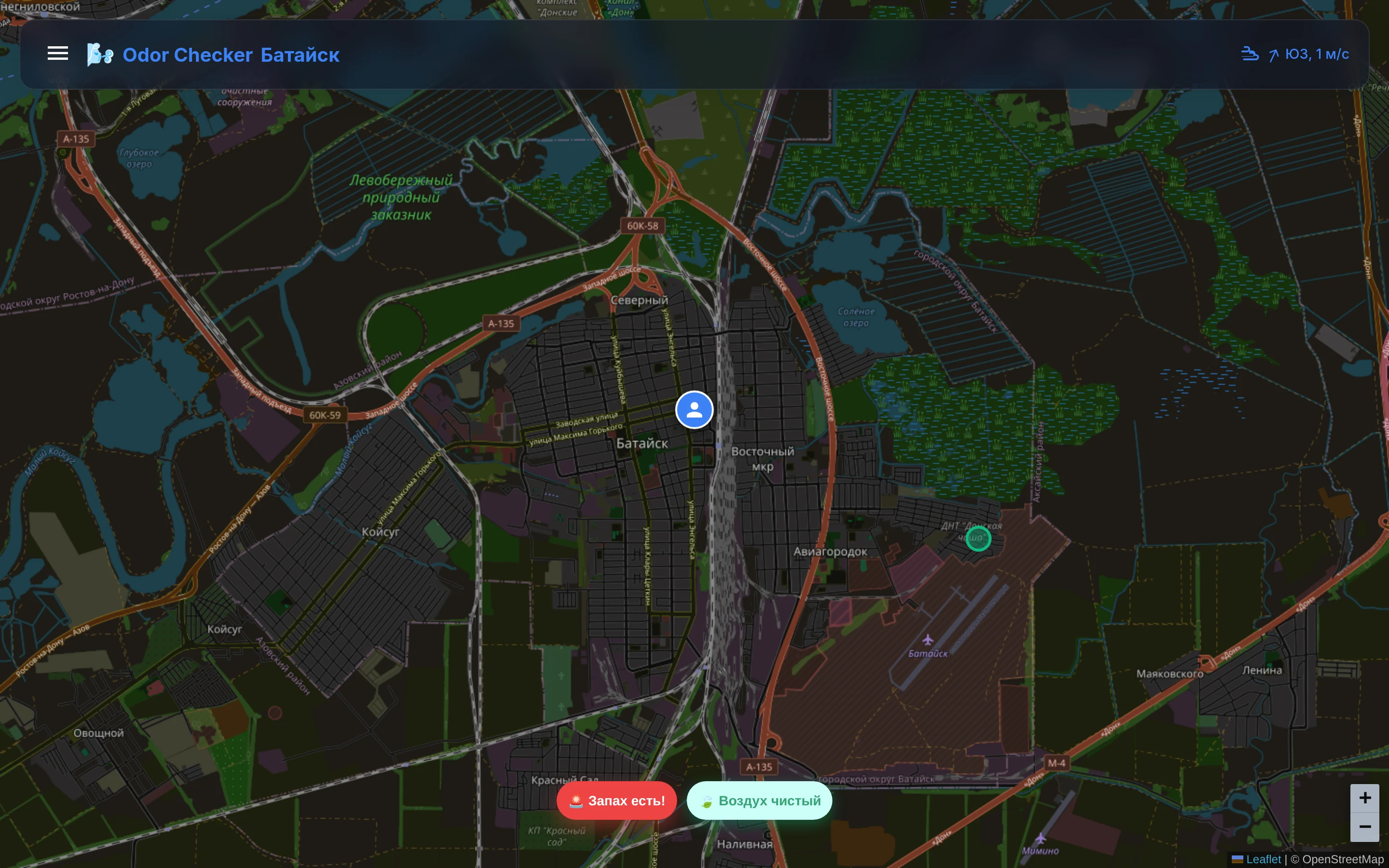 Интерактивная карта Leaflet GIS
